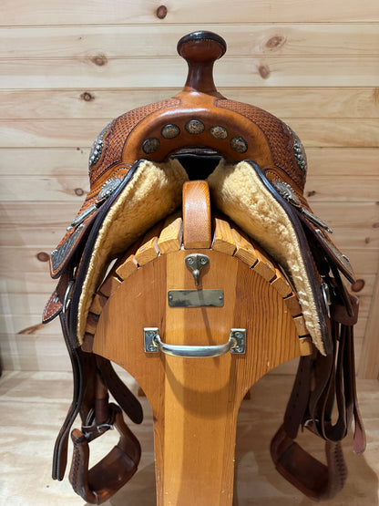 15” Bob’s Custom Saddlery Bob Avila Show Reiner Western Saddle