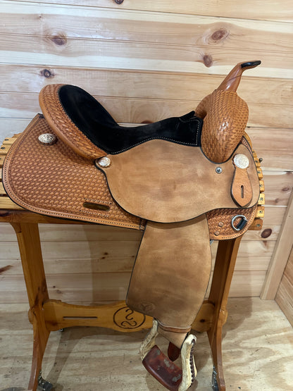 14” Circle Y Lightweight Barrel Racing Saddle Model 2435