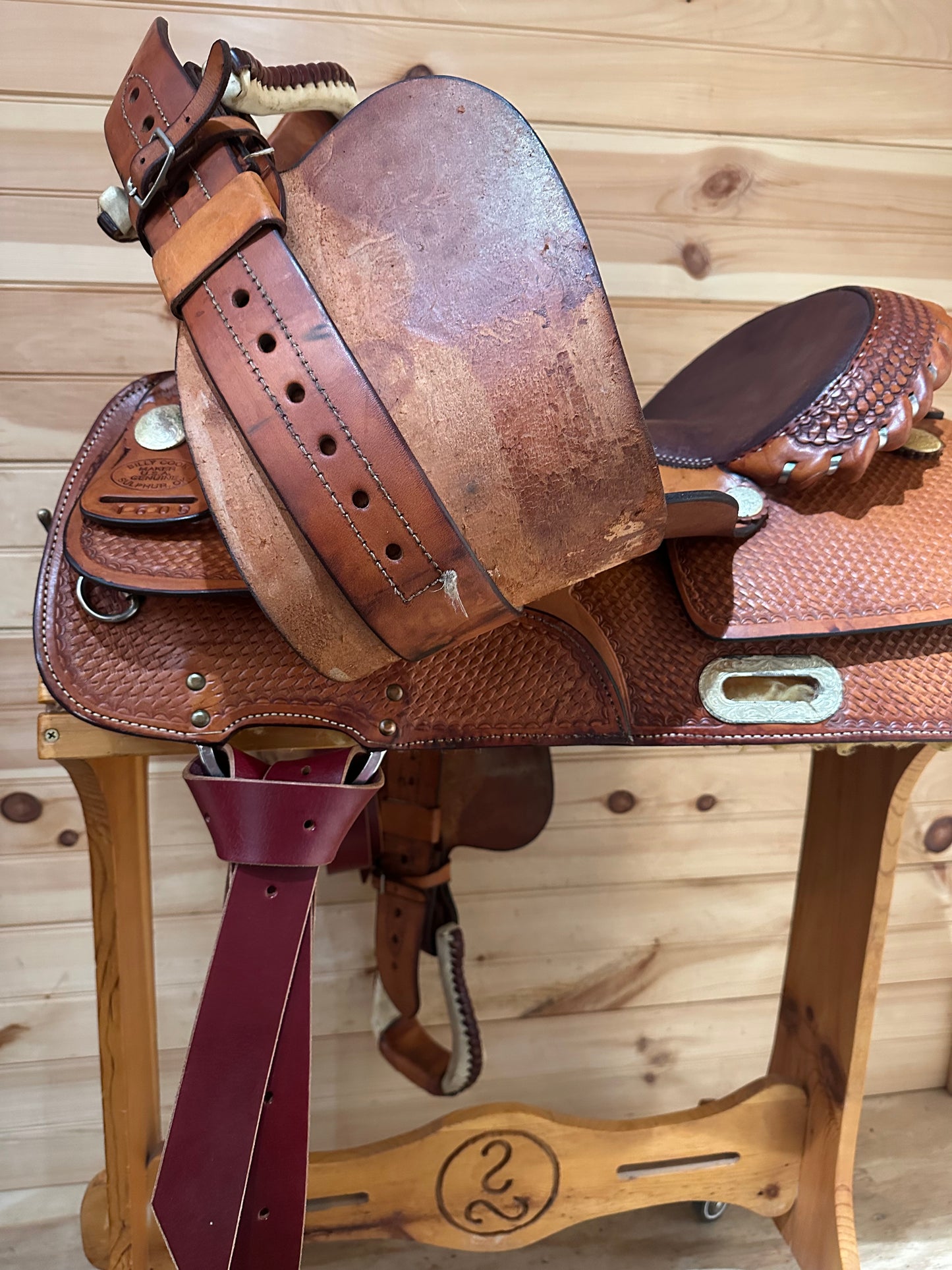 15.5” Billy Cook Maker Reiner Western Saddle Model 1605