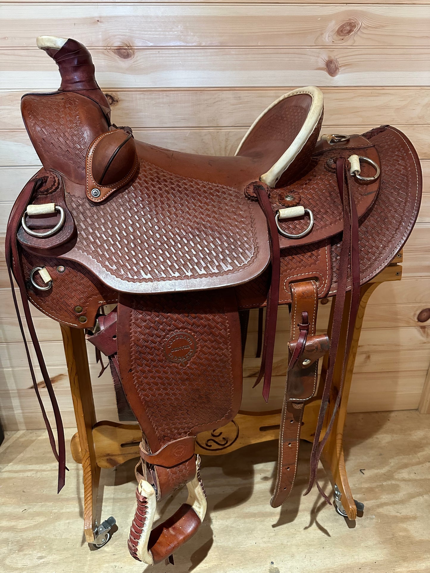 14.5” Colorado Saddlery Ranch Roping Western Saddle Model 0-5331