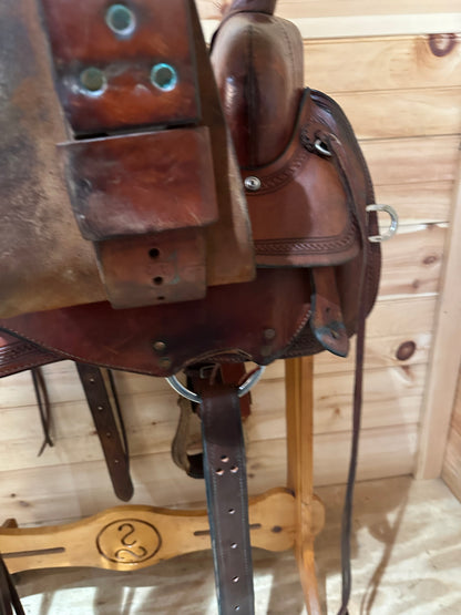 16” Circle Y All-Around Ranch Roper Western Saddle Model 1124