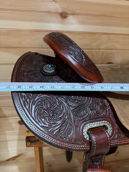 16.5” Loredo Saddle Co Western Ranch Saddle