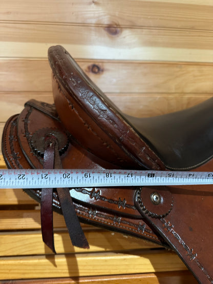16” Allegany Mountain Trail Saddlery Gaited Western Saddle