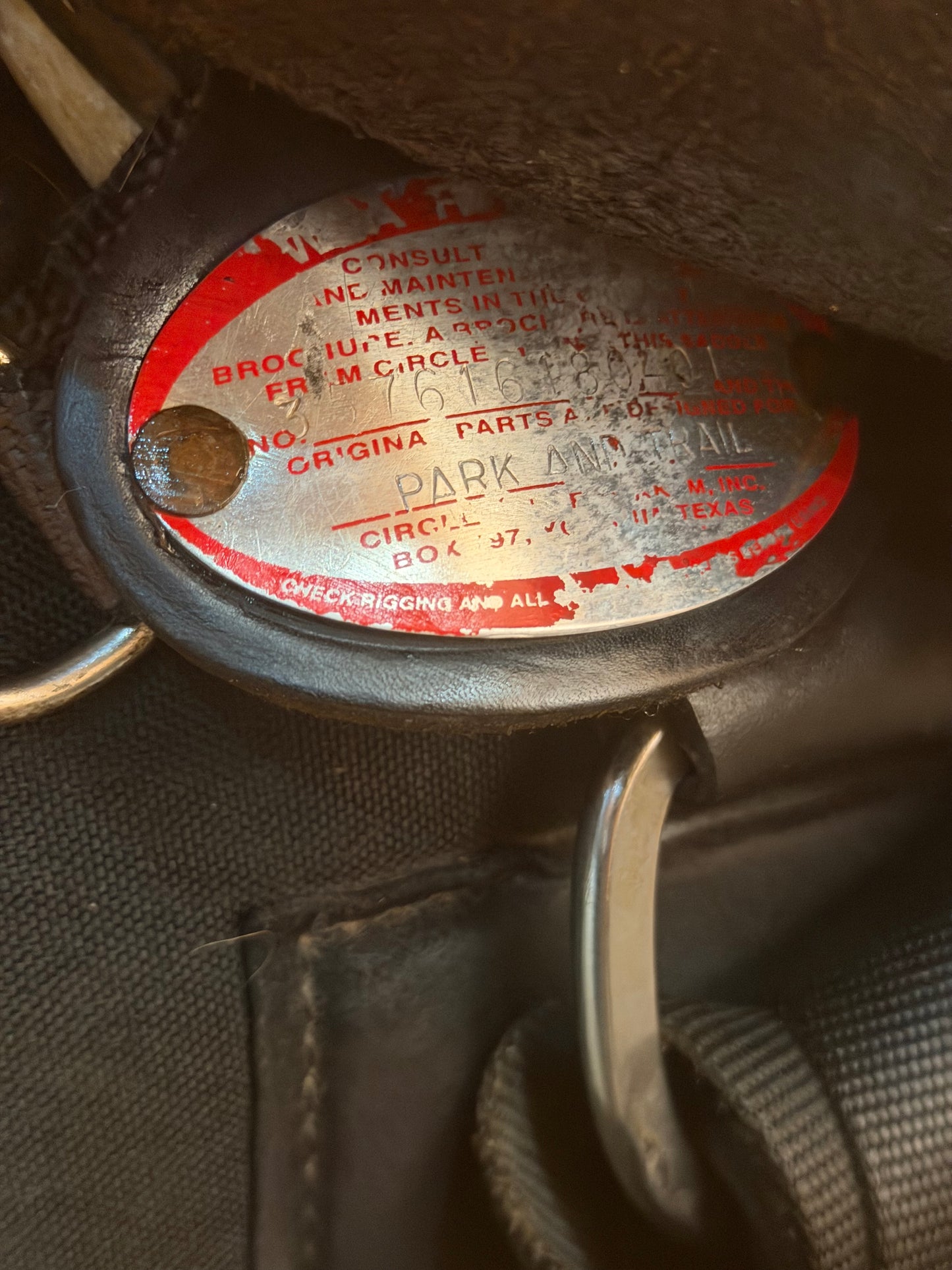 16” Circle Y Lightweight Western Trail Saddle Model 3576