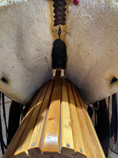 17” Big Horn Double Comfort Equi-fit Flex Western Trail Saddle Model 1658