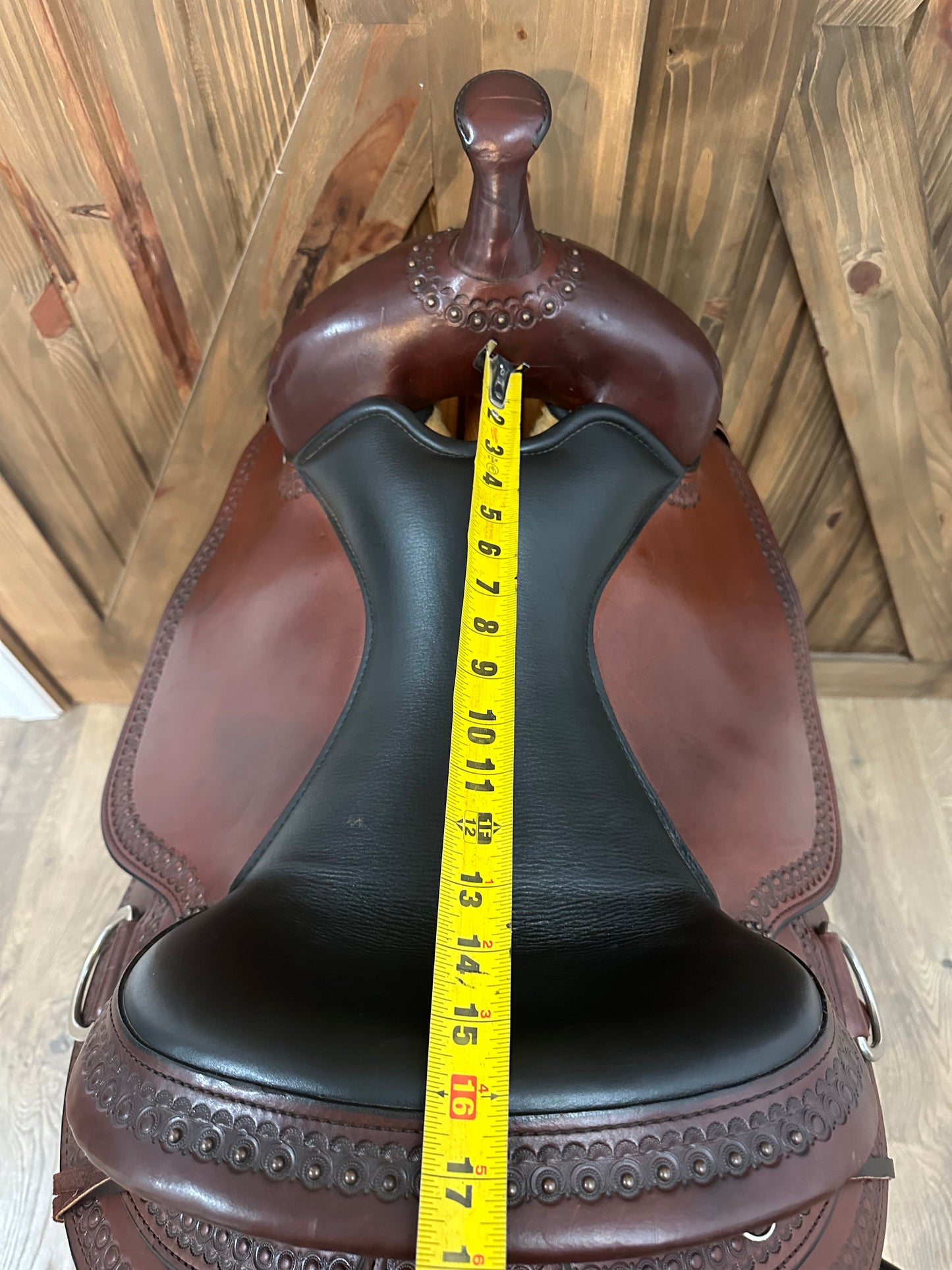 16” Circle Y Copper Mine Flex2 Western Trail Saddle - Wide