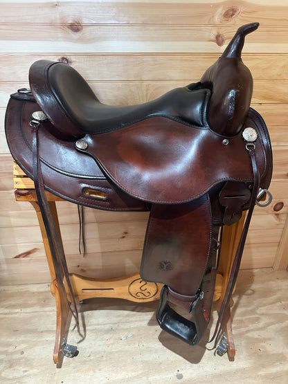 16” Circle Y Mojave Flex2 Western Trail Saddle Model 1561