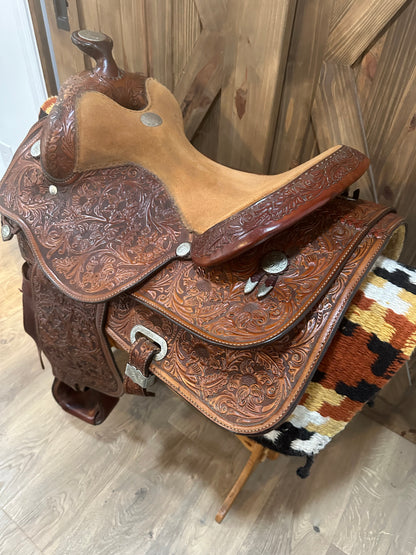 16” Circle Y Richard Shrake’s Resistance Free Equitation Show Saddle