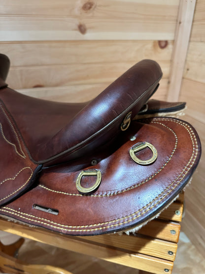 17” Australian Stock Saddle Co Santa MK III Enduro Aussie Saddle by James Saddlery