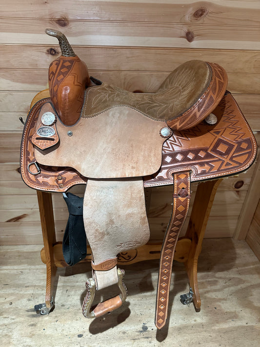 14” Dale Fredericks Saddlesmith Barrel Racing Saddle Model 21544