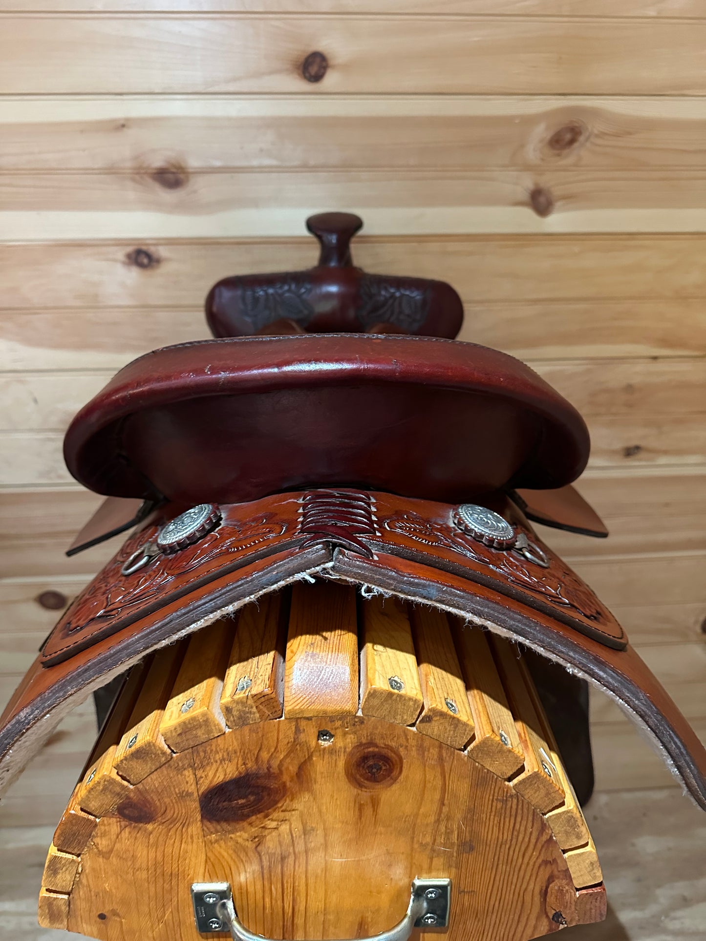 16” Tex Tan Hereford Prairie Rose Western Saddle 08-99686
