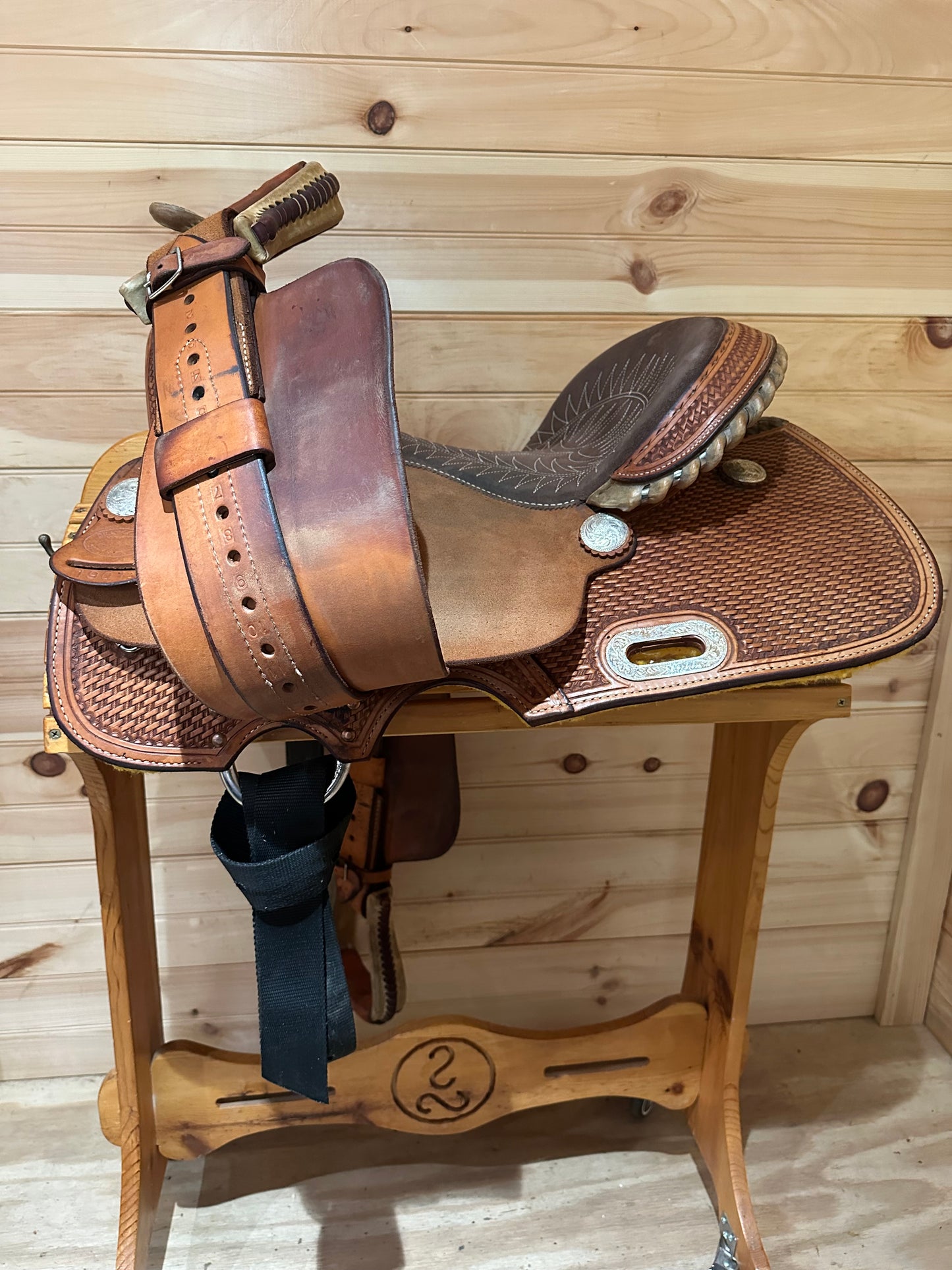 15” Billy Cook Maker Sulphur,OK Barrel Racing Saddle Model 1901