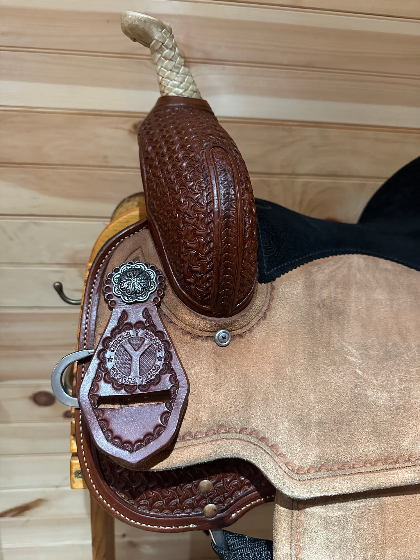 14.5” Circle Y Sabine Barrel Racing Saddle Model 2201