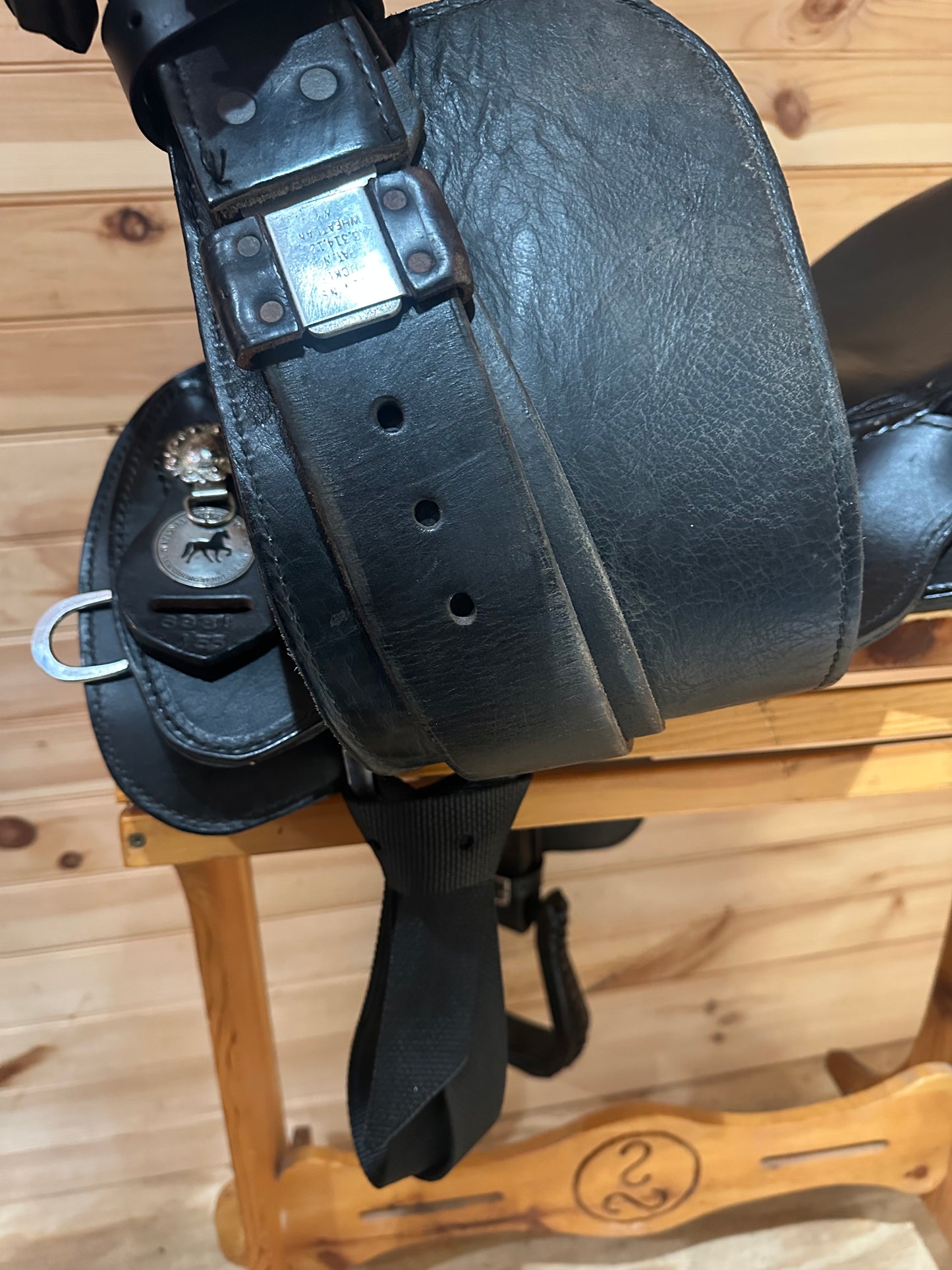 15.5” National Bridle Shop Gaited Western Trail Saddle Model 6981