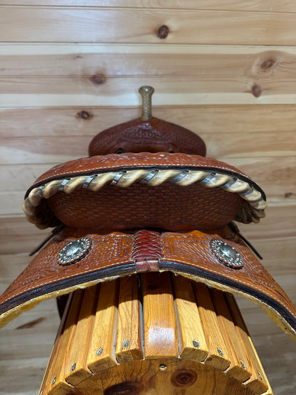 15” Hud Roberts HR Barrel Racing Western Saddle