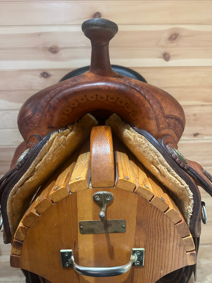 16” Billy Cook Maker Sulphur, OK Western Trail Saddle Model 1785