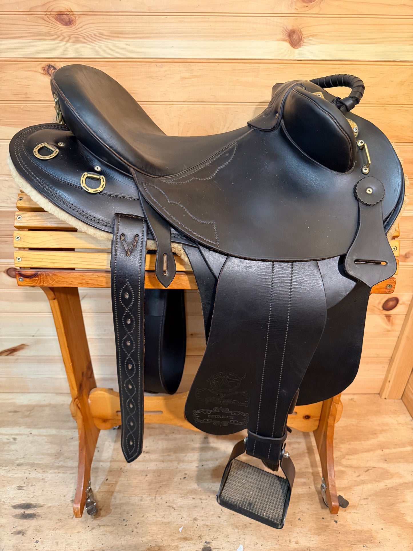 17” Australian Stock Saddle Co Santa MK III Enduro Aussie Saddle by James Saddlery
