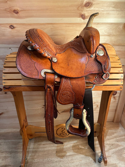 10” Billy Cook Maker Sulphur, OK Maker Youth Western Saddle Model 896
