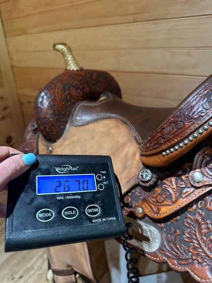 14.5” Ammerman Angel Kisses Barrel Racing Saddle
