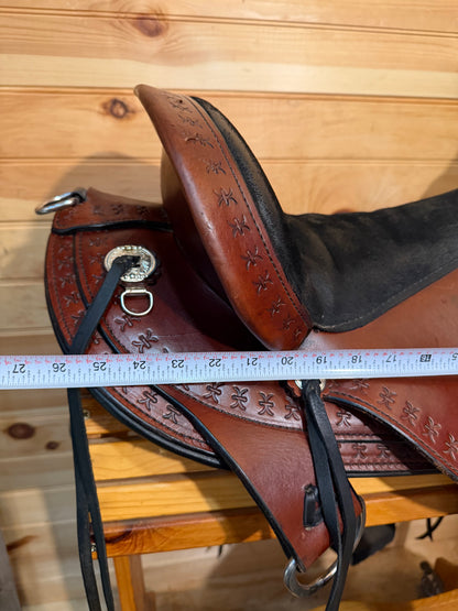 17” Circle Y flex2 Alabama Trail Gaiter Western Gaited Saddle Model 1581 (2018)