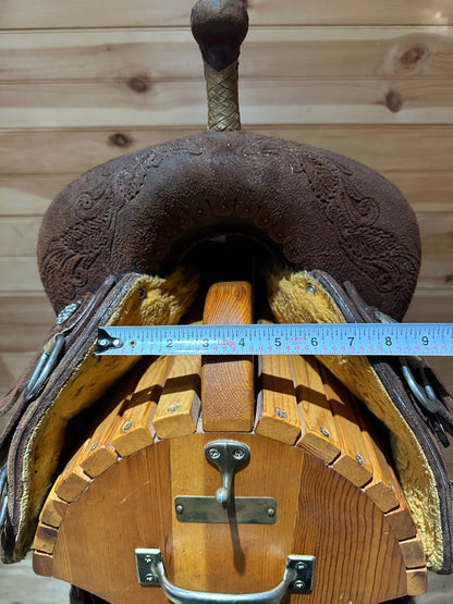 14.5” Reinsman Team Camarillo Barrel Racing Western Saddle Model 4231