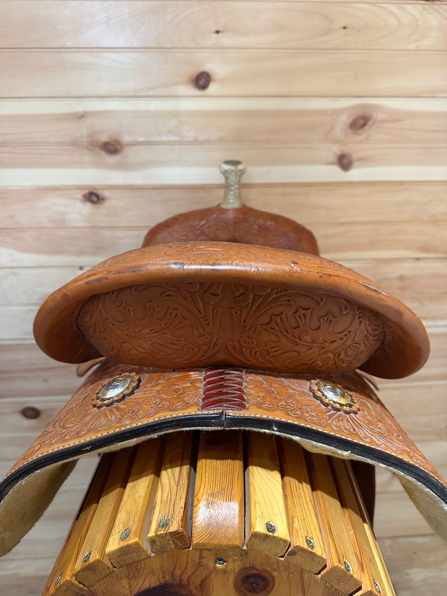 16” Circle Y Proven Barrel Racing Saddle Model 3649