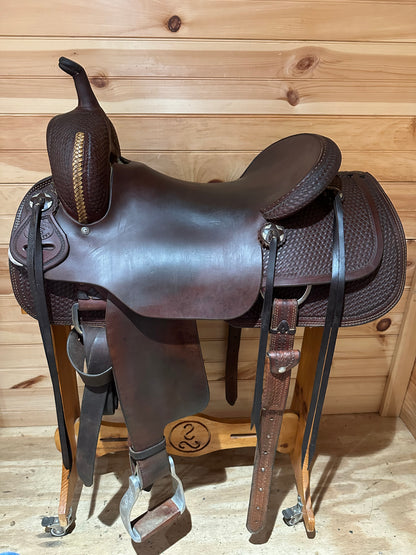 16” Morgan Saddlery 2S Ranch Cutter Western Saddle