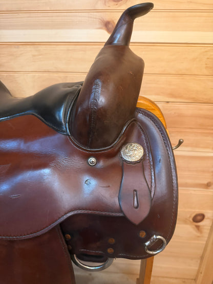 16” Circle Y Mojave Flex-Lite Arabian Western Trail Saddle Model 1561