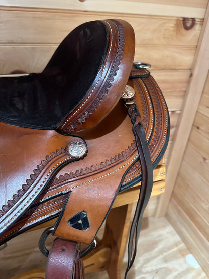 16” Circle Y Virginia Flex2 Trail Gaiter Gaited Endurance Saddle Model 1588 (2020)