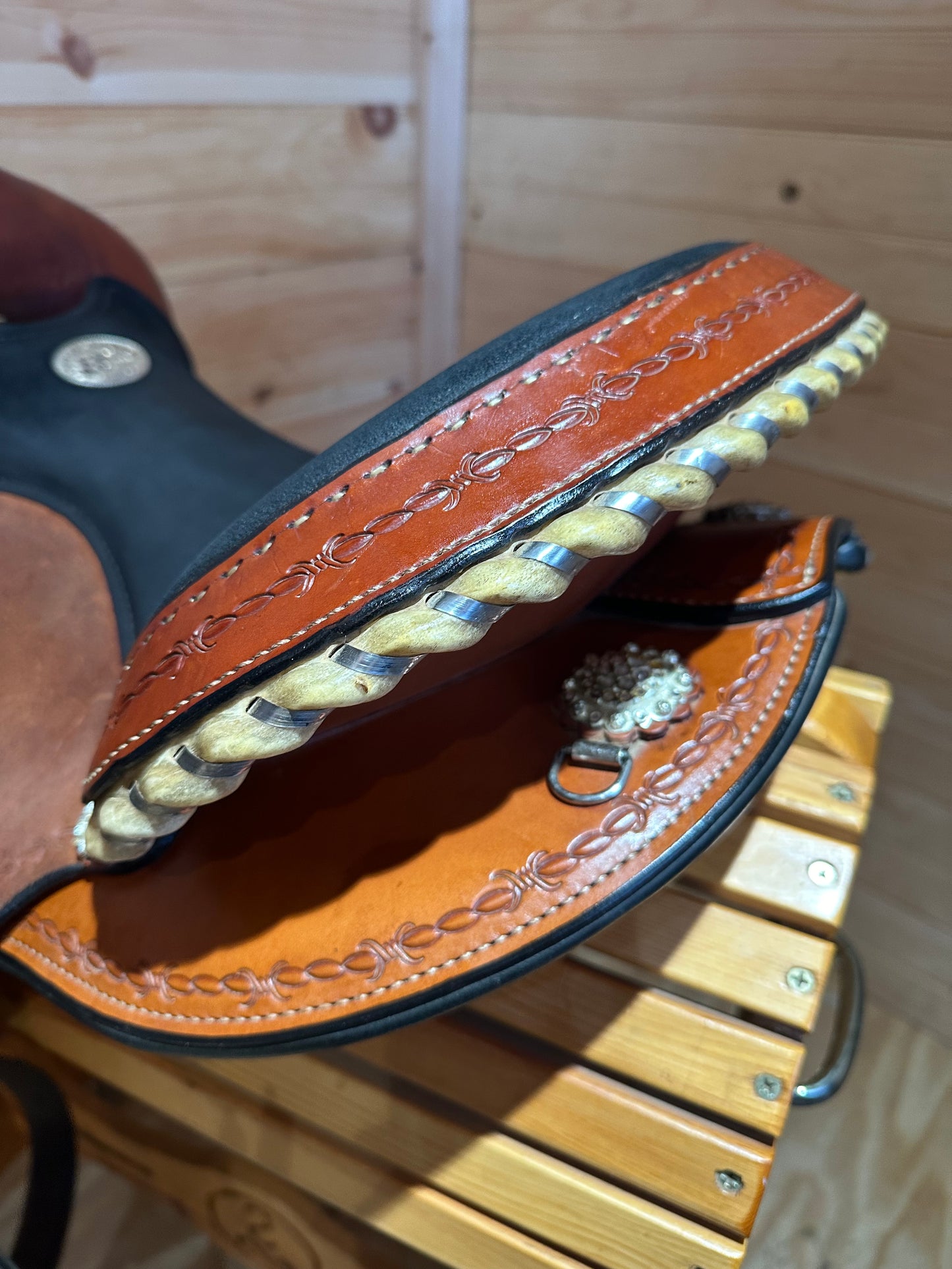 14” Circle Y Kenny Harlow Flex2 Barrel Racing Saddle Model 9212