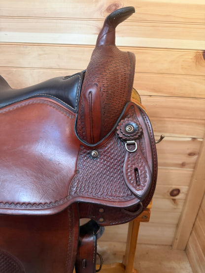 16.5” National Bridle Shop Tennessean Deluxe Western Saddle Model 2211