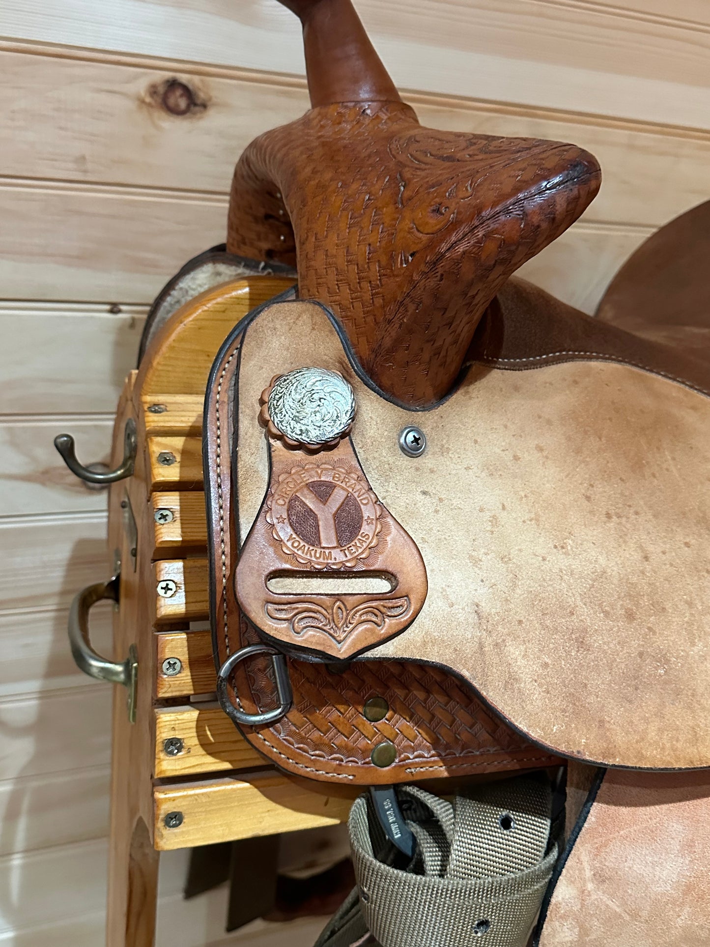 13” Circle Y Youth Bear Trap Barrel Racing Western saddle Model 2040