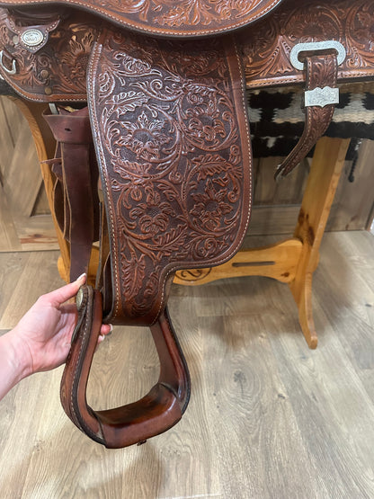 16” Circle Y Richard Shrake’s Resistance Free Equitation Show Saddle