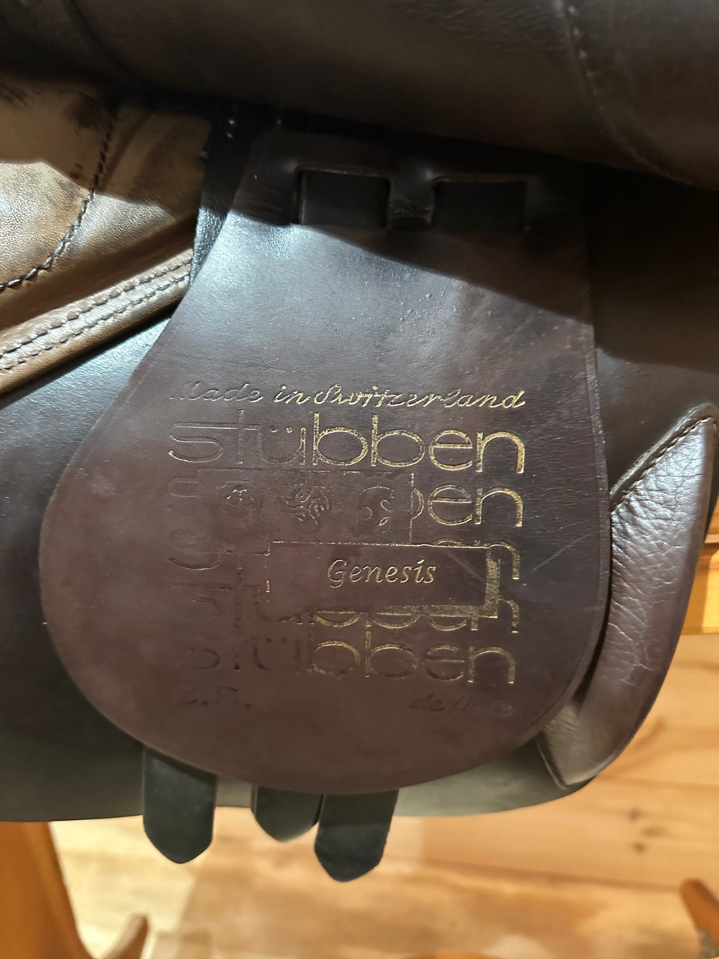 17.5” Stubben Genesis Deluxe CC Jumping Saddle (31cm)