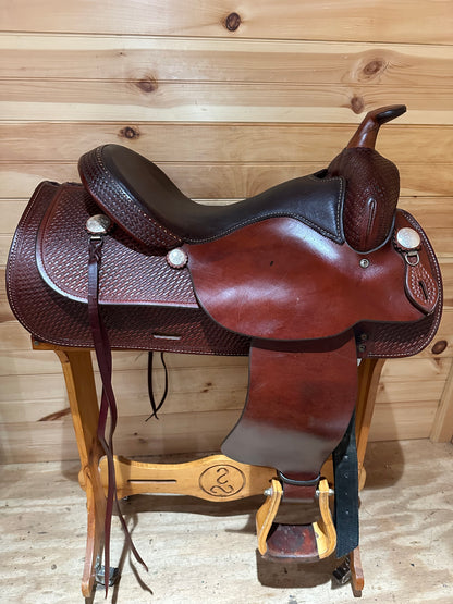16” Crates Equi-Fit Western Trail Saddle Model 2160