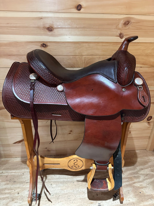 16” Crates Equi-Fit Western Trail Saddle Model 2160