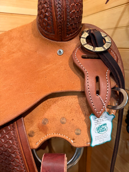 15.5" Paul Taylor Cowboy Ranch Western Saddle