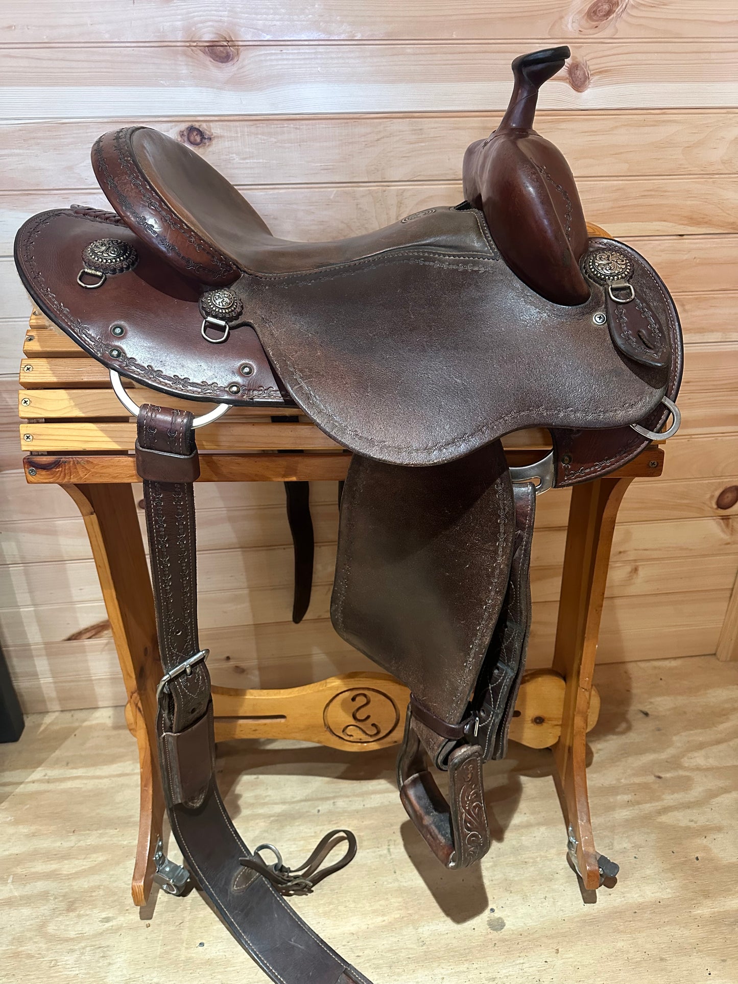 14” Clinton Anderson Aussie Stock Saddle by Martin Saddlery