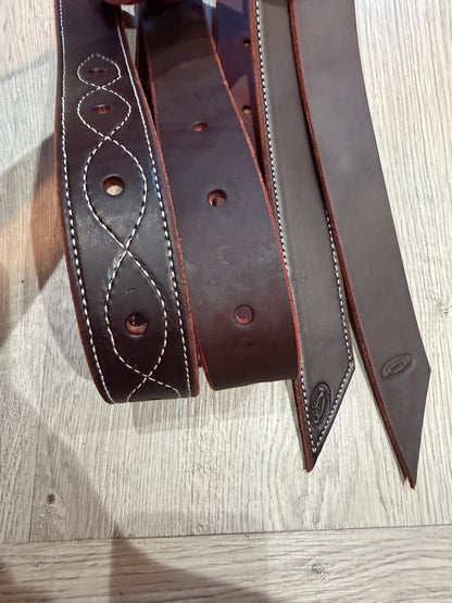 Leather Latigo Tie Strap 6’ – Premium Amish Leather by Spur Creek Tack