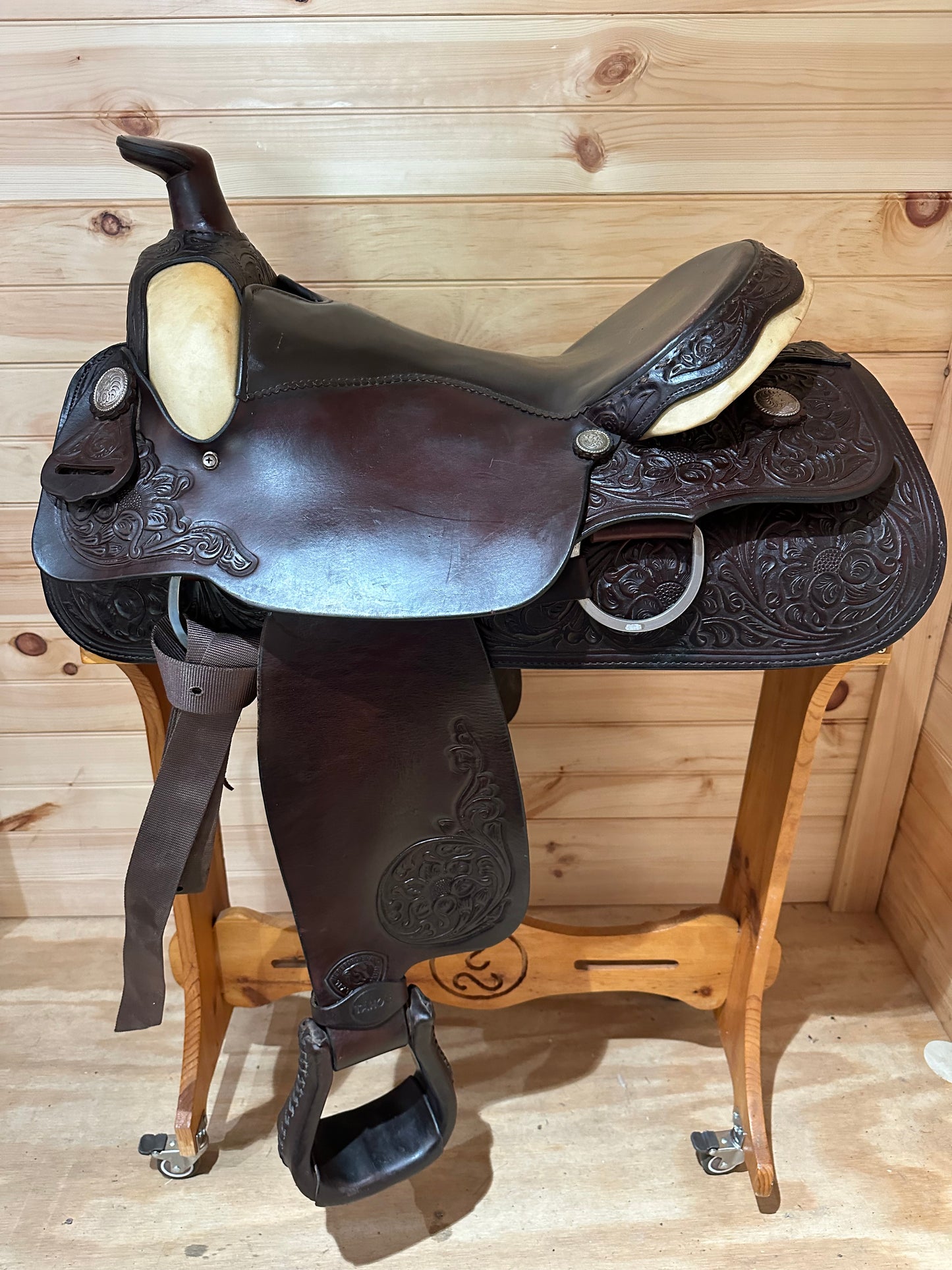 16” Tex Tan Hereford Roper Western Saddle Model 08-1075 *Complete Package*