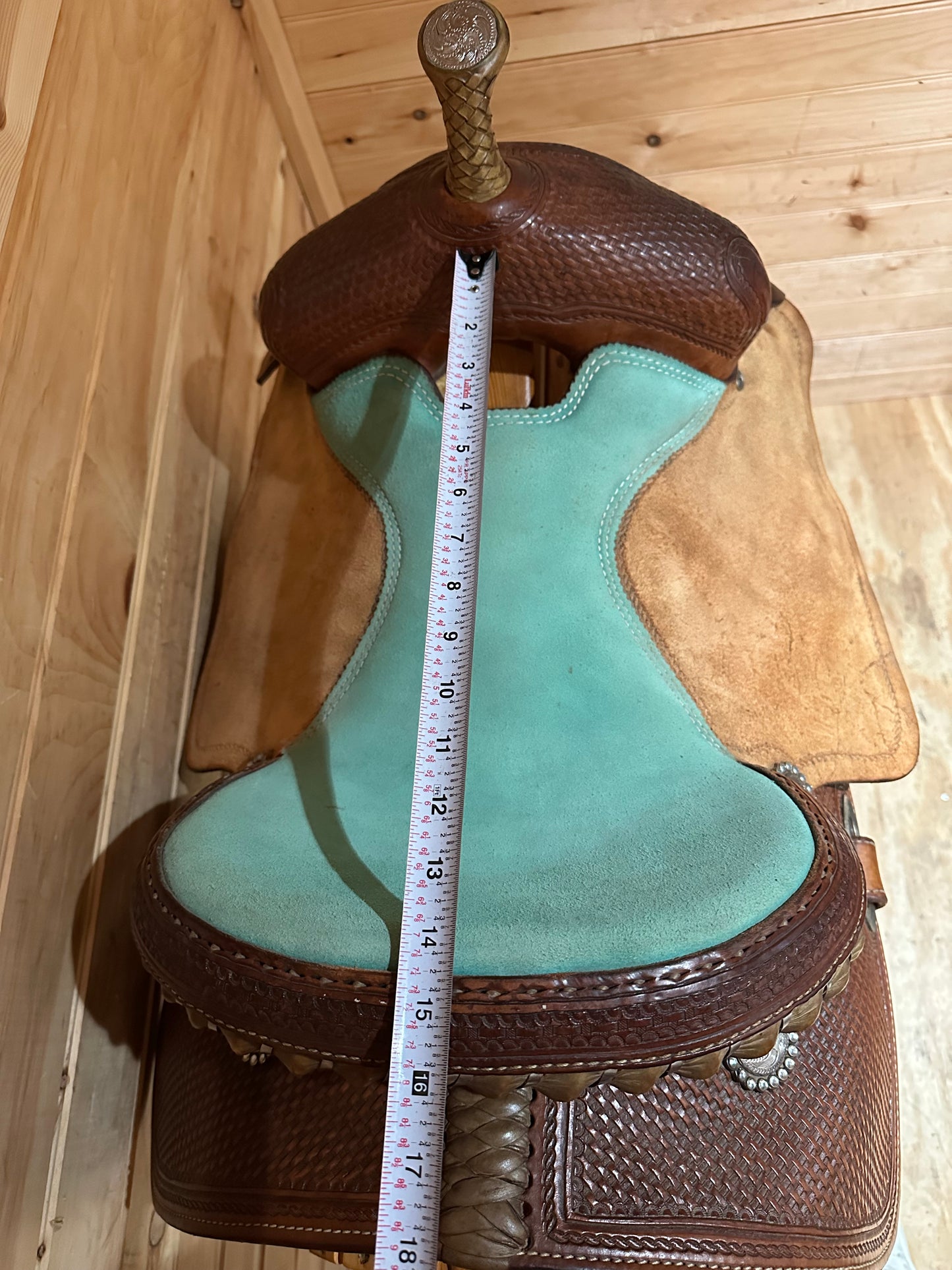 14.5” SRS Saddlery Paul Taylor Barrel Racing Saddle