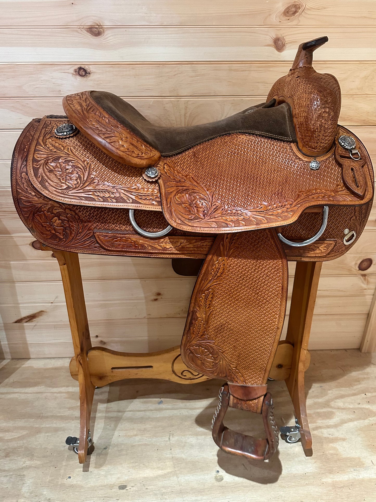 16” Champion Turf Reining Western Saddle