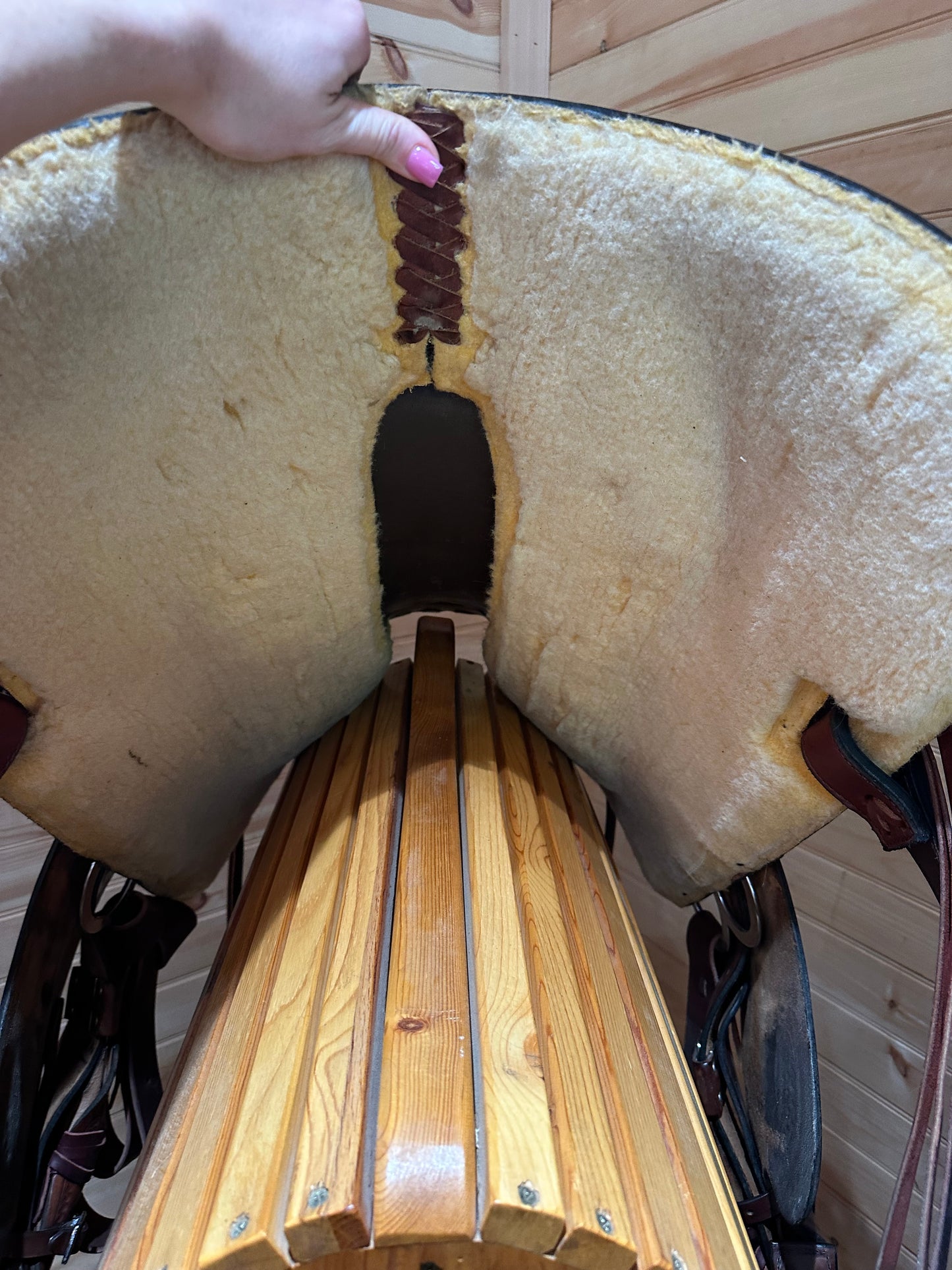 17.5” Big Horn Draft Western Saddle Model 1683