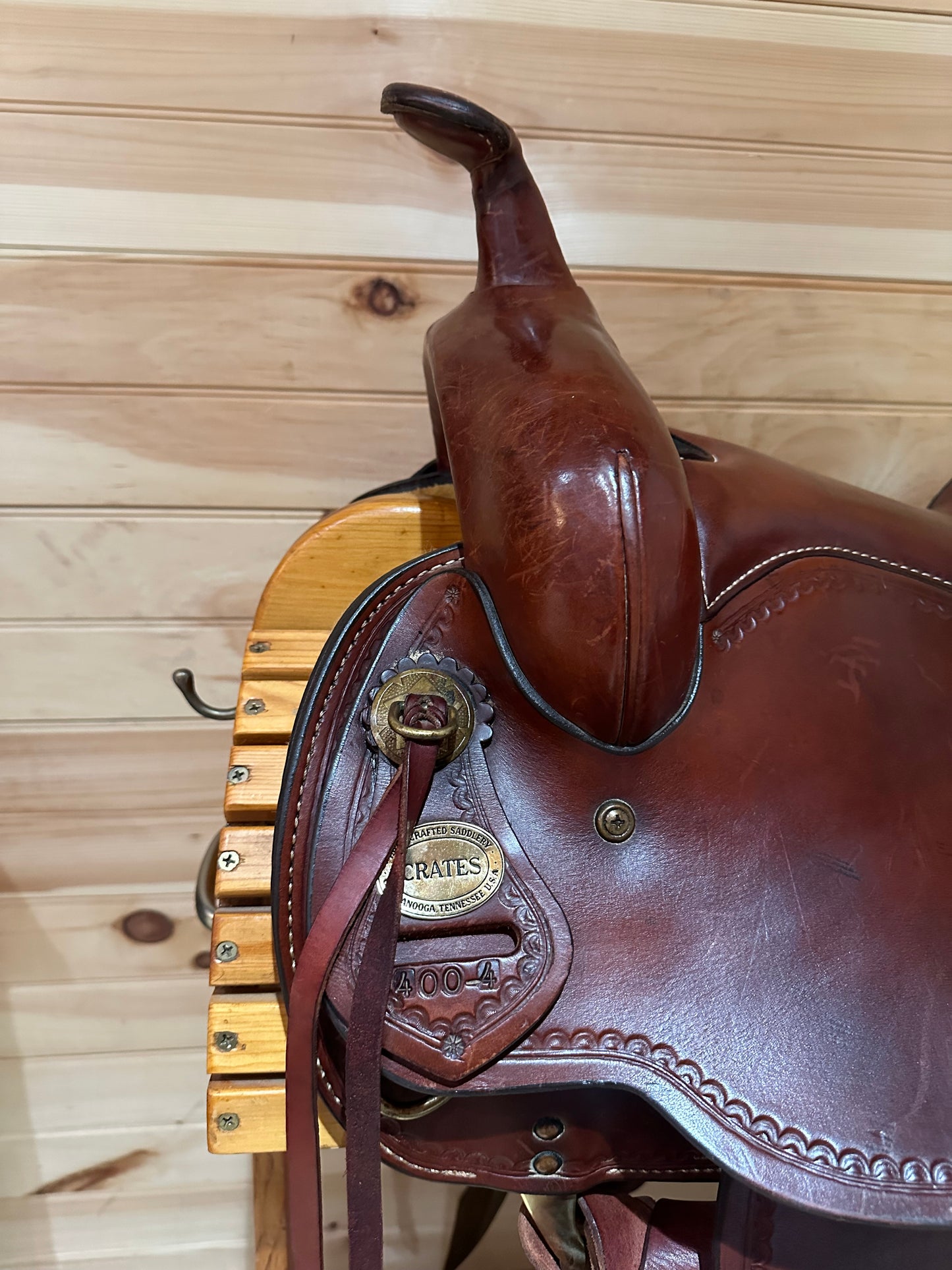 16” Crates Round Skirt Western Trail Saddle Model 400-4