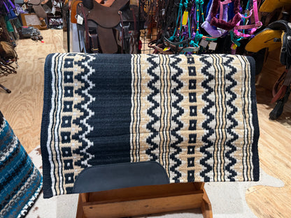 Assorted Wild Horizon 38" x 34" 100% New Zealand Woven Heavy Wool Top Pad with Memory Felt Bottom