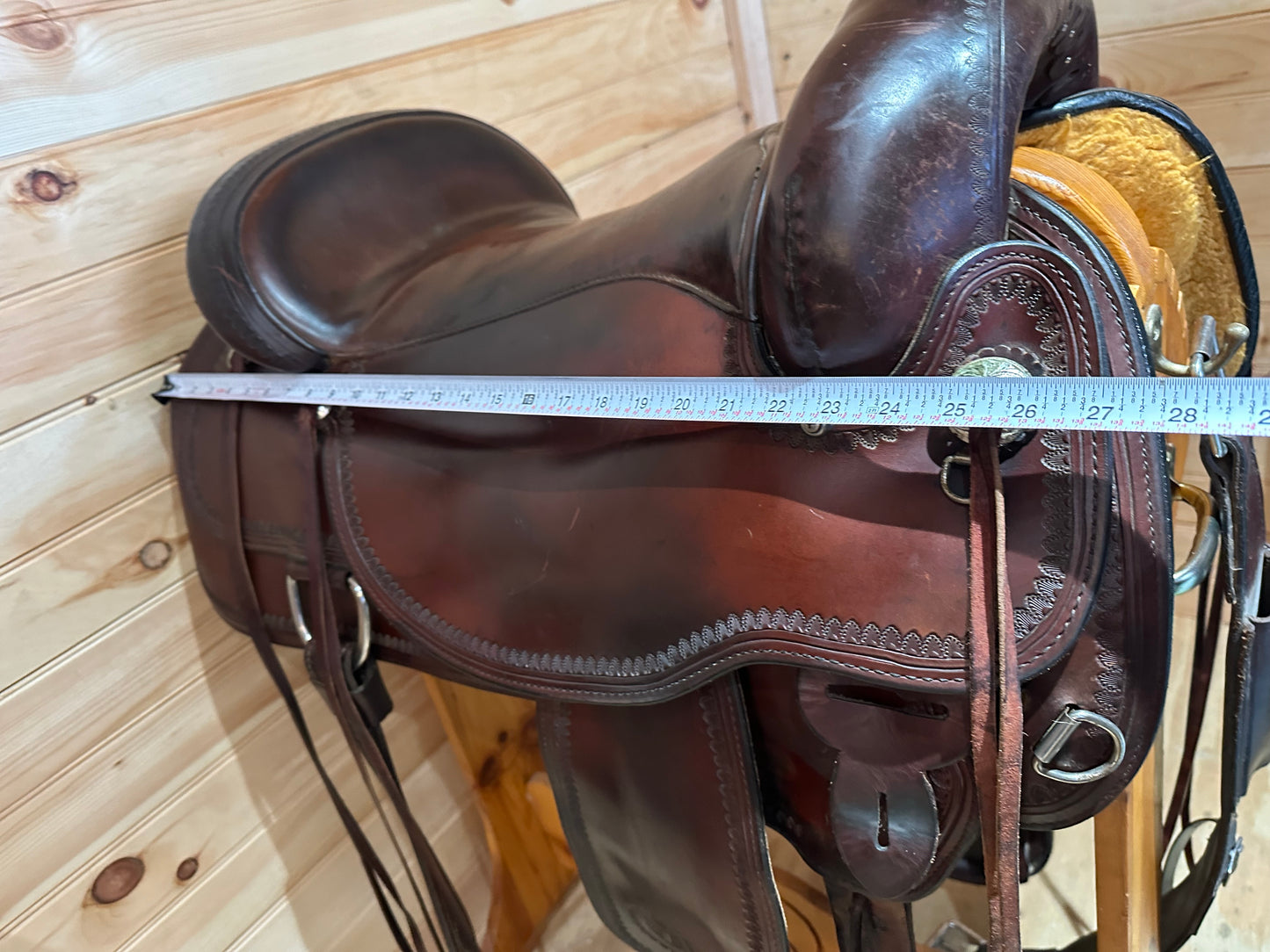 17” Circle Y Topeka Flex-Lite Western Trail Saddle Model 1651