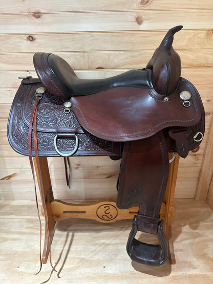 16” Circle Y Cypress Flex2 Western Trail Saddle Model # 2360