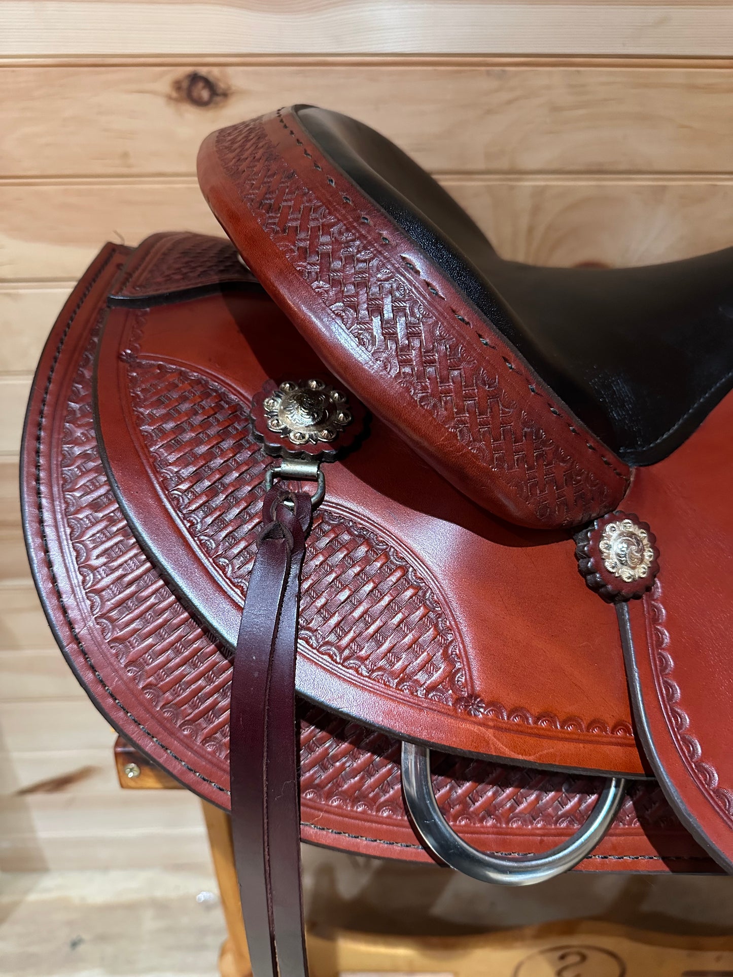 15” Crates Classic Reining Western Saddle Model 2222-2W