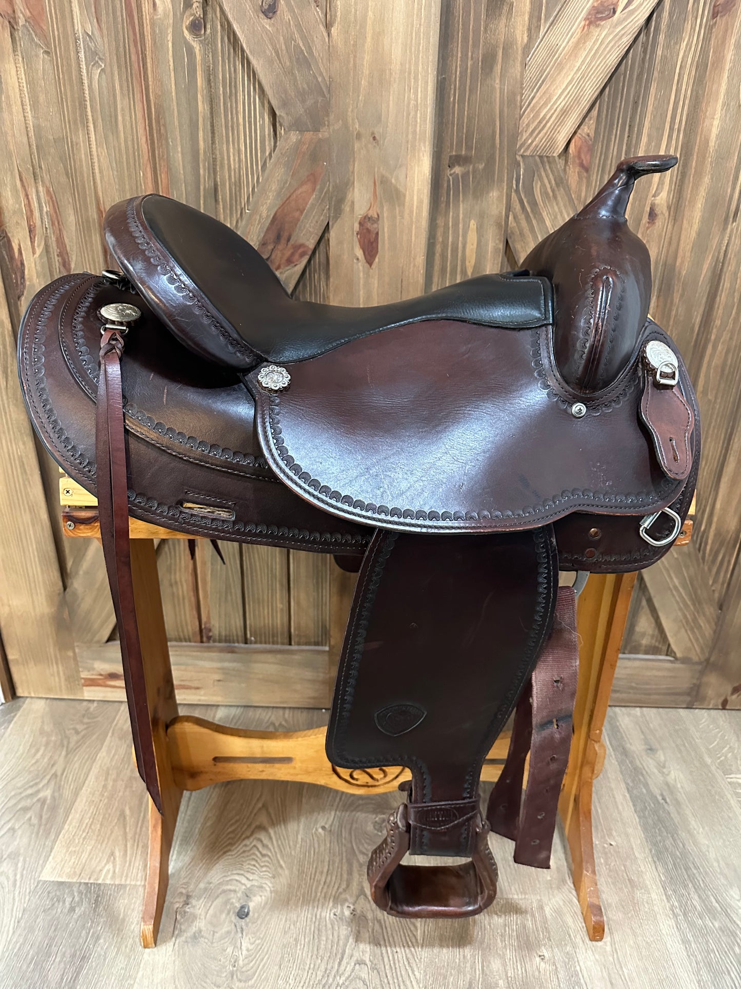 17” Tex Tan Tex-Flex Western Trail Saddle