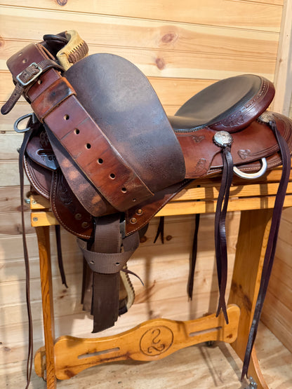 16” RW Bowman B-Light Western Ranch Trail Saddle Model 9416